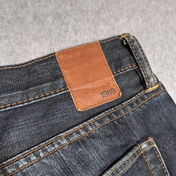 Gap 1969 Mens Jeans Boot Cut Dark Wash 38x30 - Picture 3 of 16